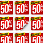 AD Labels 50 x 50mm