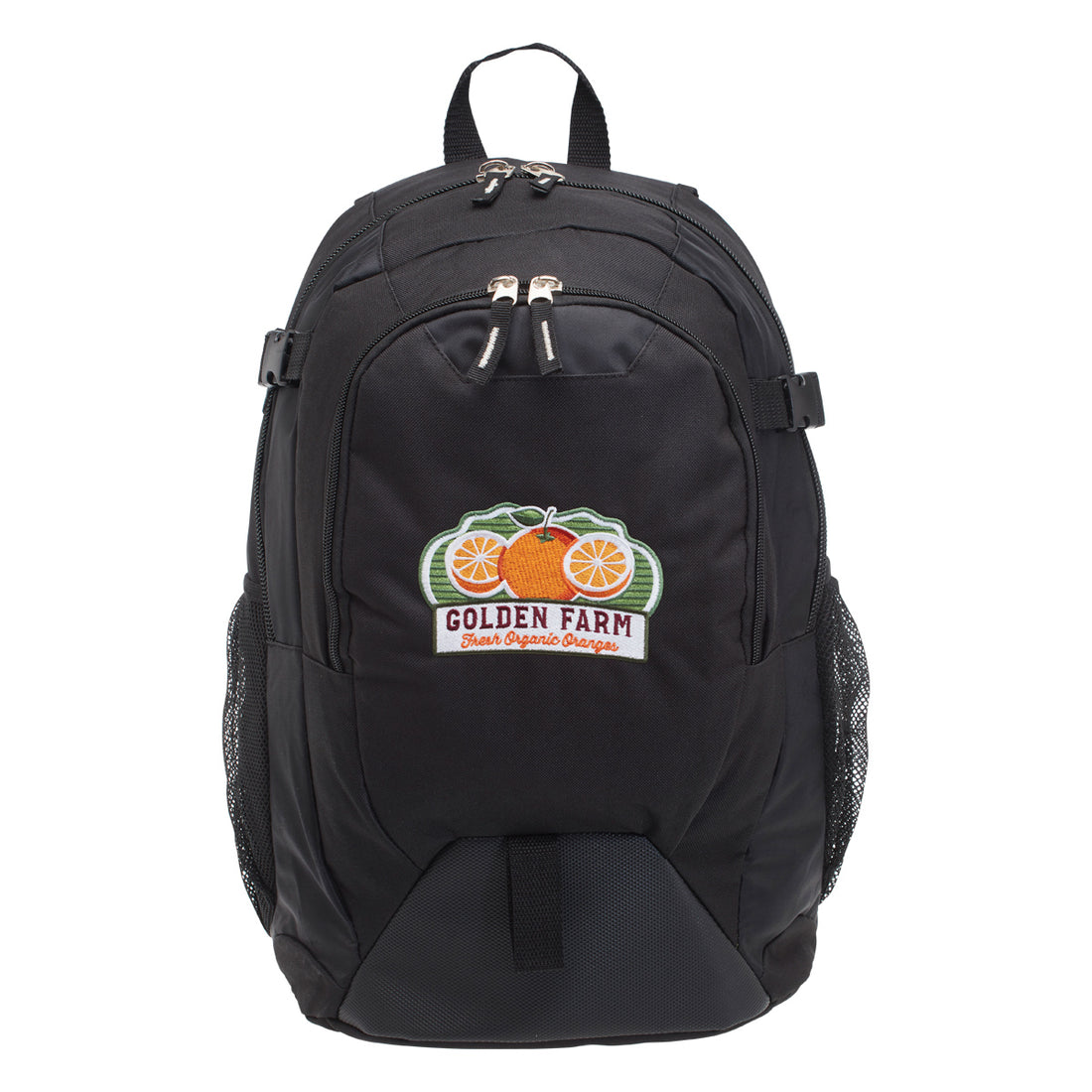 Branded promotional products showing decoration method