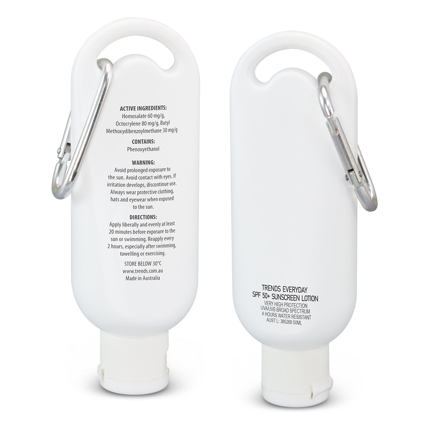 TRENDS Everyday SPF 50+ Carabiner Sunscreen 50ml