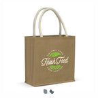 Monza Starch Jute Tote Bag