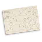 BRANDCRAFT Triceratops Wooden Model