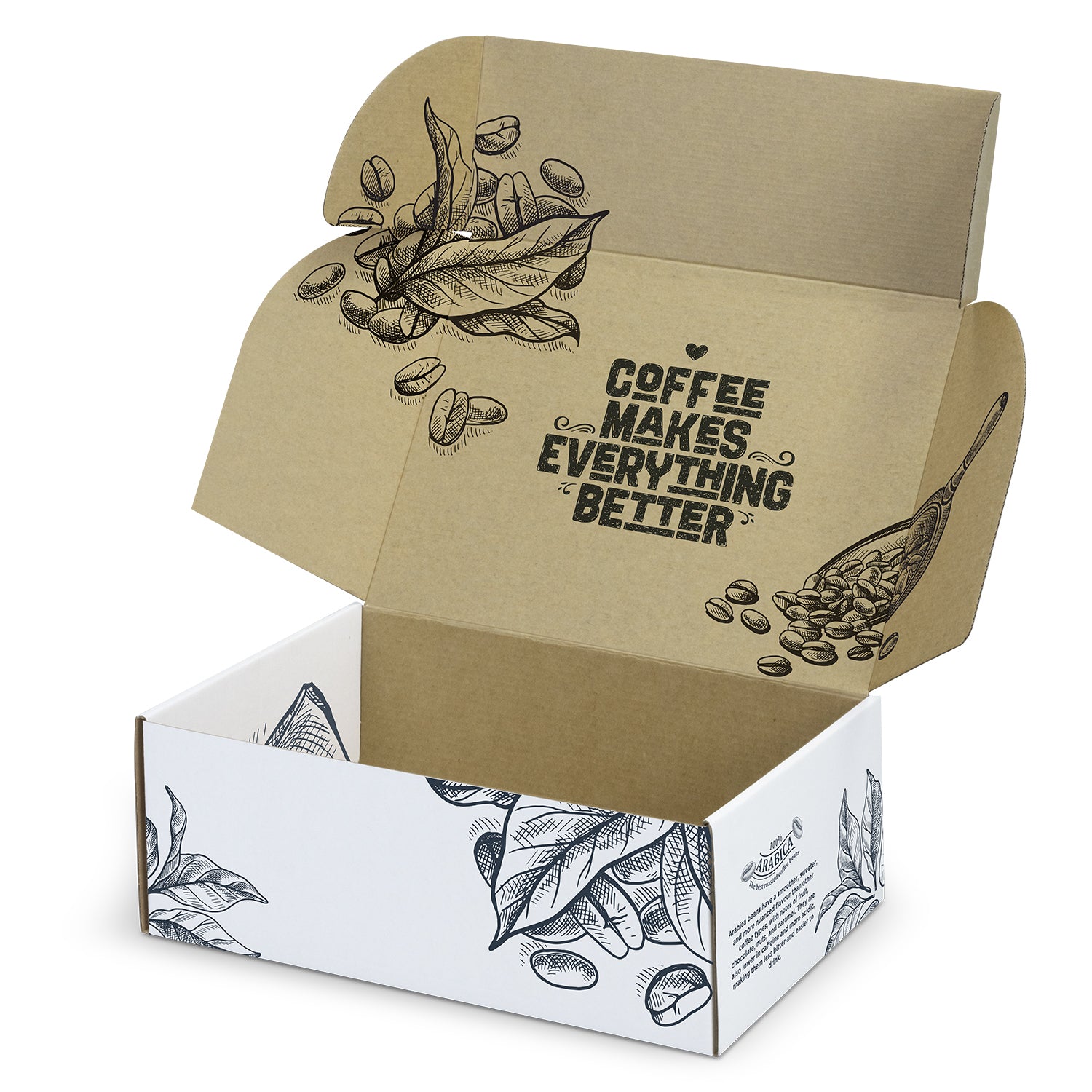 Die Cut Box w Locking Lid - 300x225x113mm - Digital