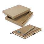 Kraft Notebook and Pen Gift Set