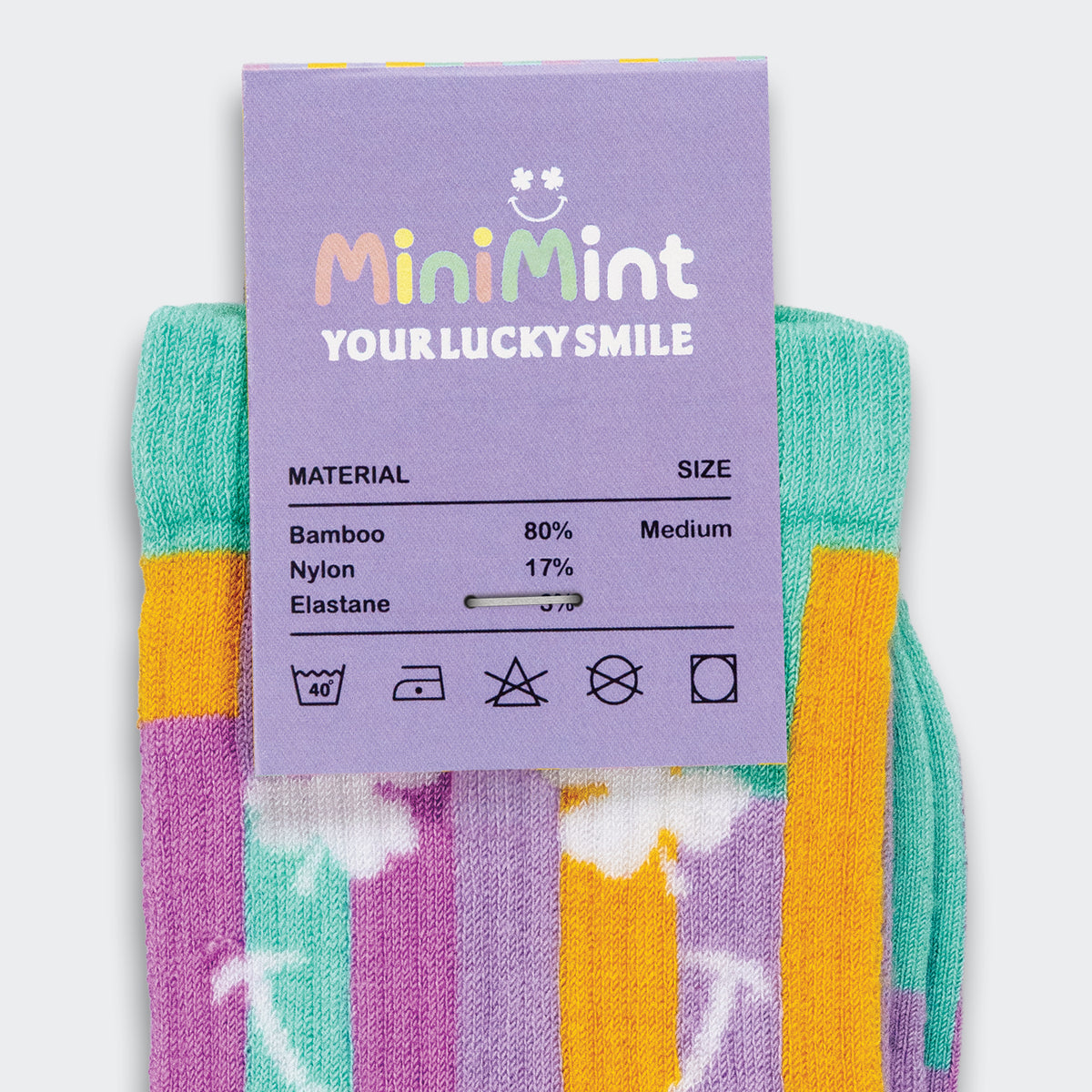 Pixel Knitted Bamboo Socks