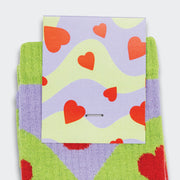 Pixel Knitted Bamboo Grip Socks