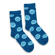 Pixel Knitted Bamboo Crew Socks - Set of 2