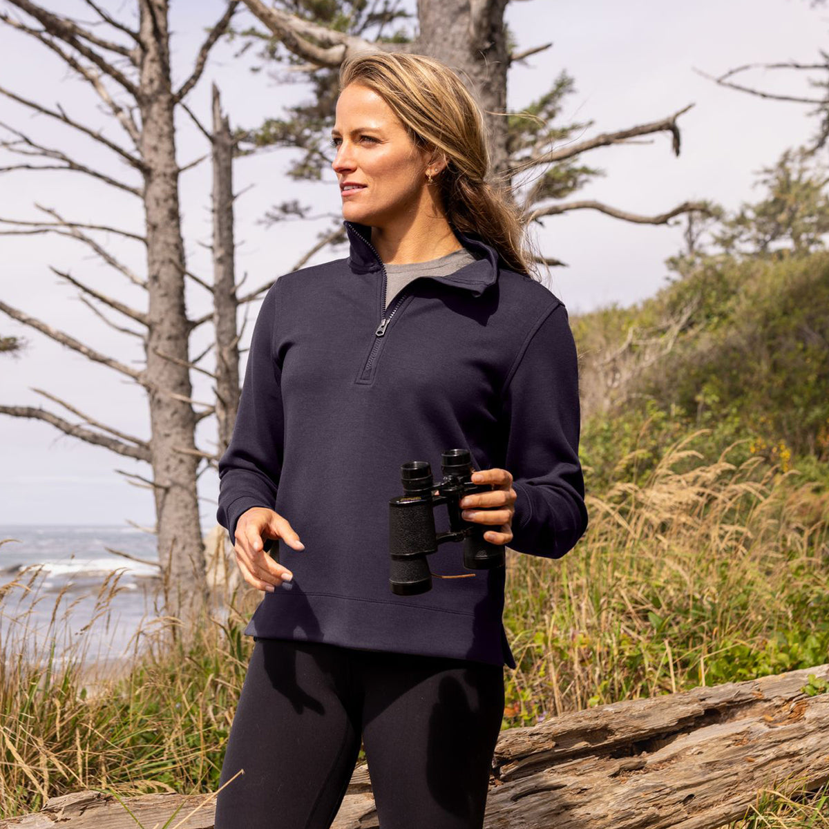 Cutter & Buck Roam Womens Half Zip Jacket