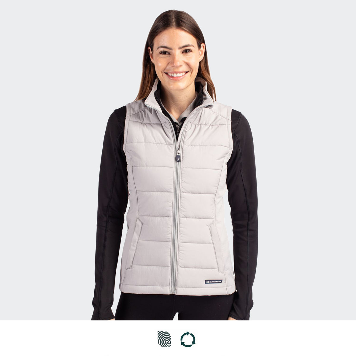 Cutter & Buck Evoke Womens Hybrid Vest