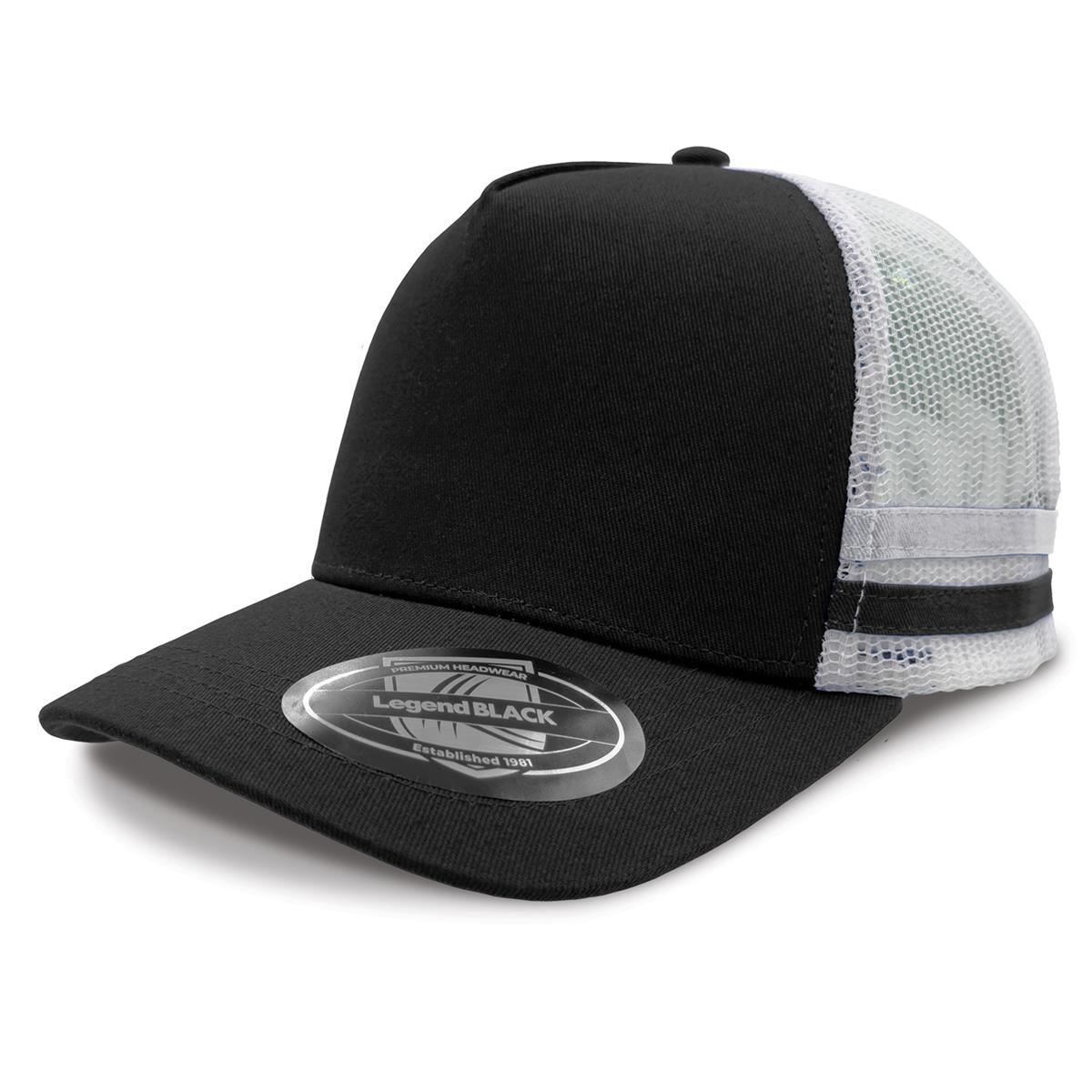 Striped Trucker