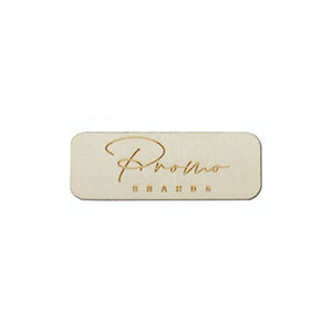 Magnetic wooden badge