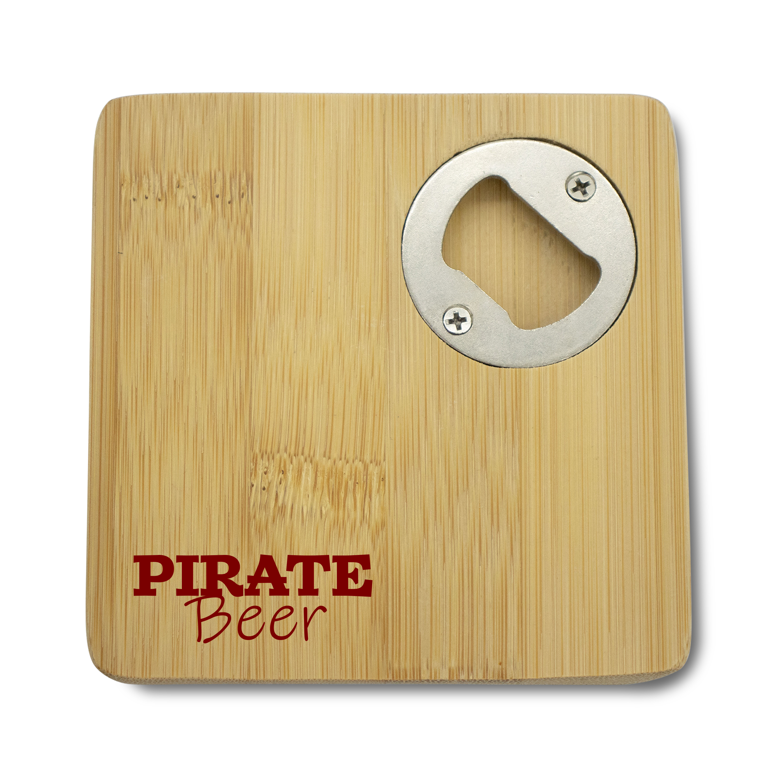 Bamboo Coaster with opener