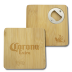 Bamboo Coaster with opener