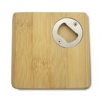 Bamboo Coaster with opener