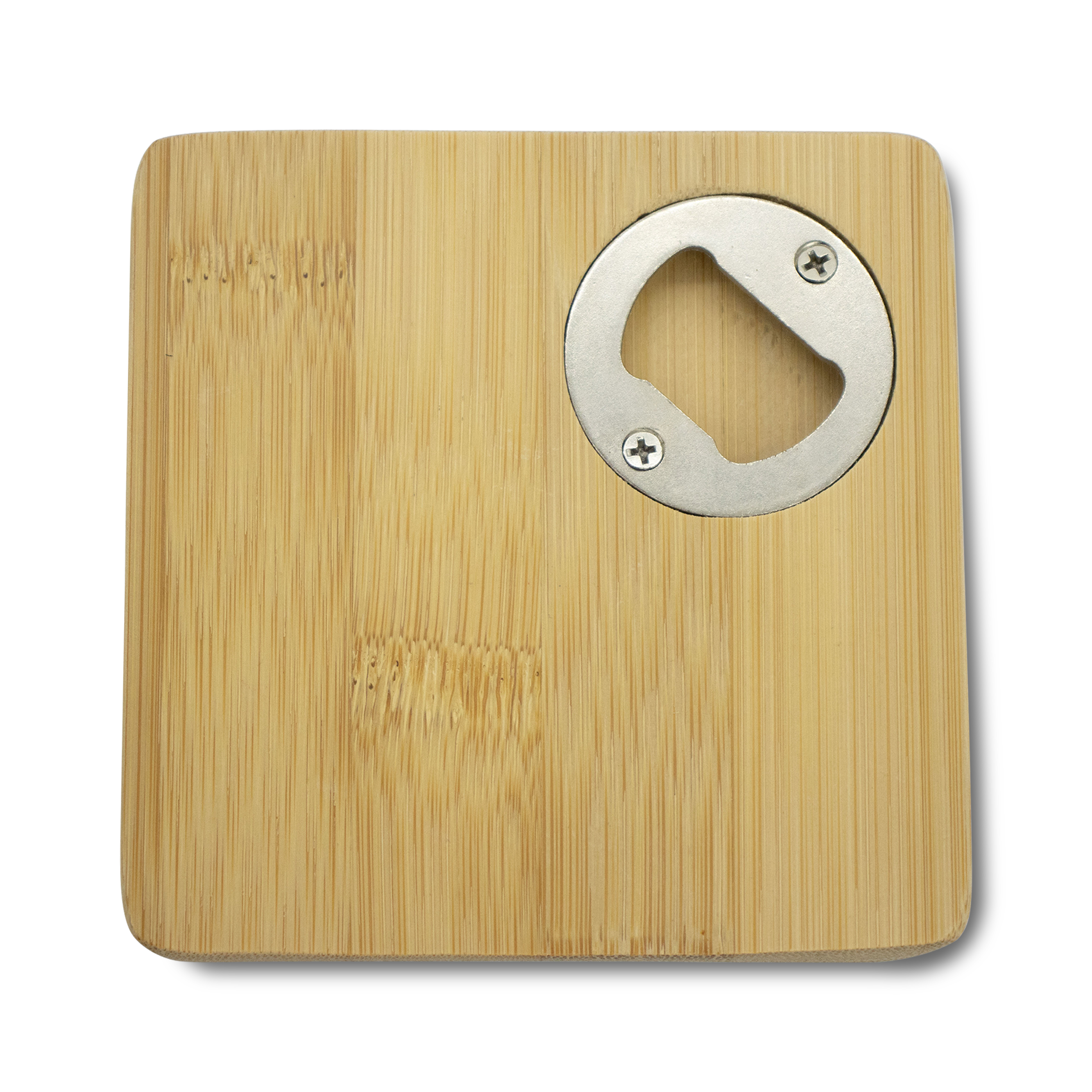 Bamboo Coaster with opener