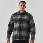 Men's Highland Sherpa Lined Plaid Jacket