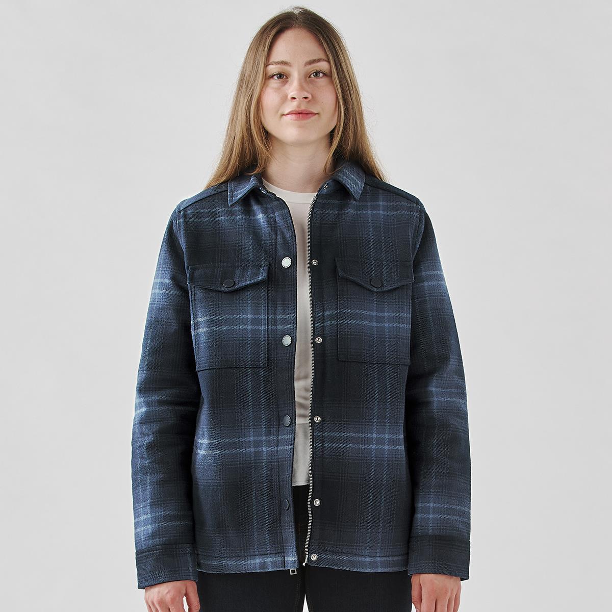 Women's Highland Sherpa Lined Plaid Jacket