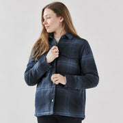 Women's Highland Sherpa Lined Plaid Jacket