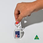 Tear Drop Acrylic Keychain