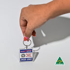 Square Acrylic Keychain