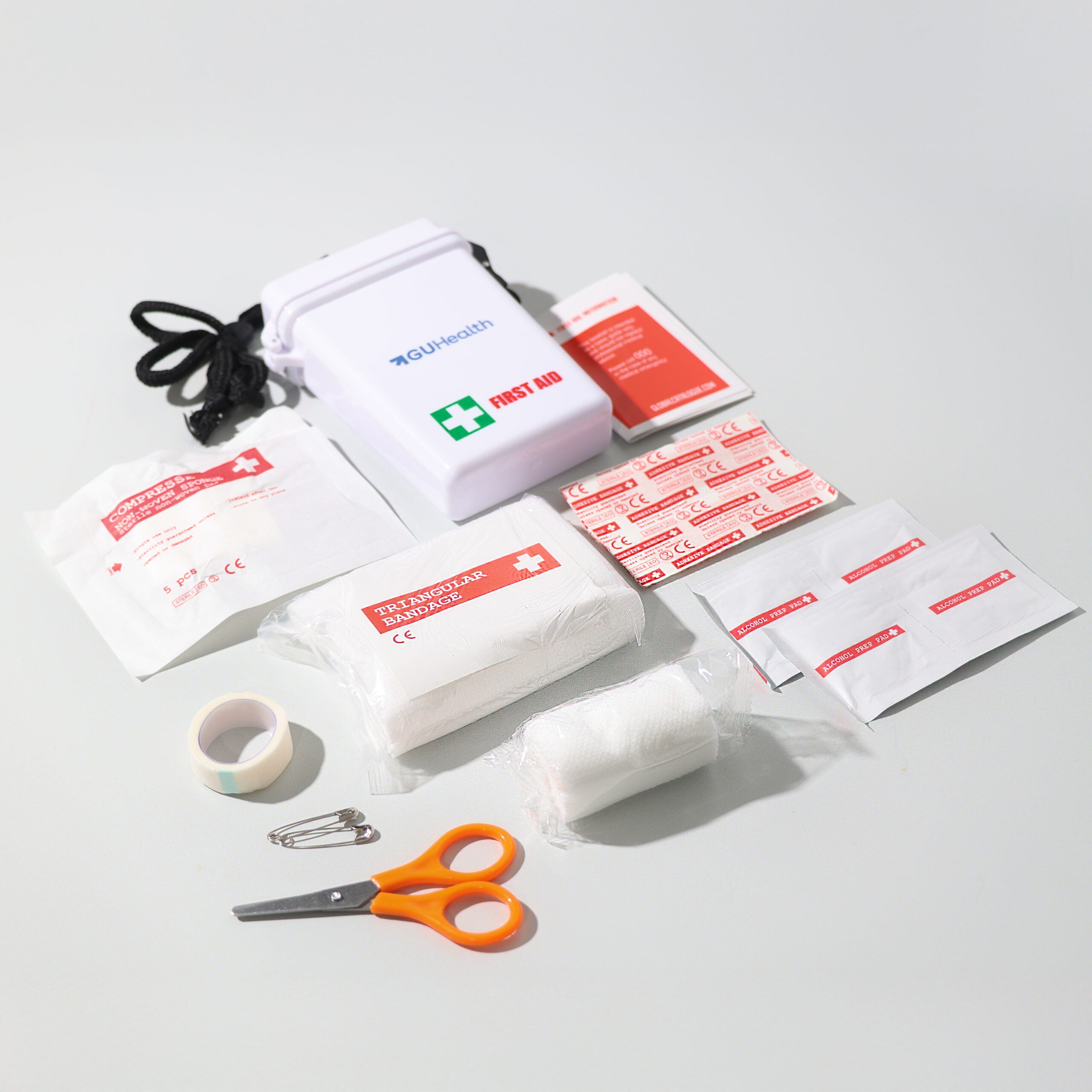 21PC W/proofFirstAid Kit White