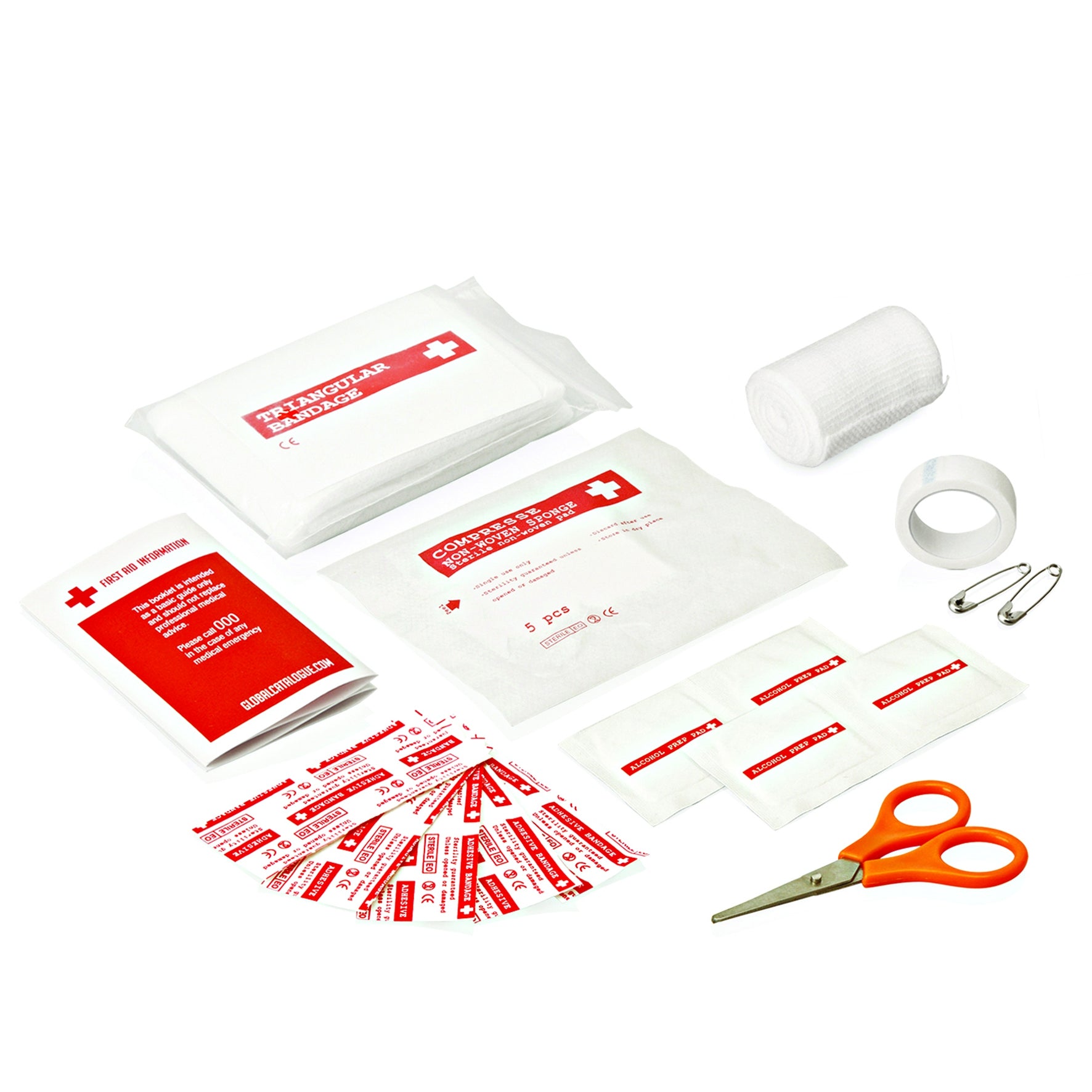 21PC Waterproof FirstAidKitRED
