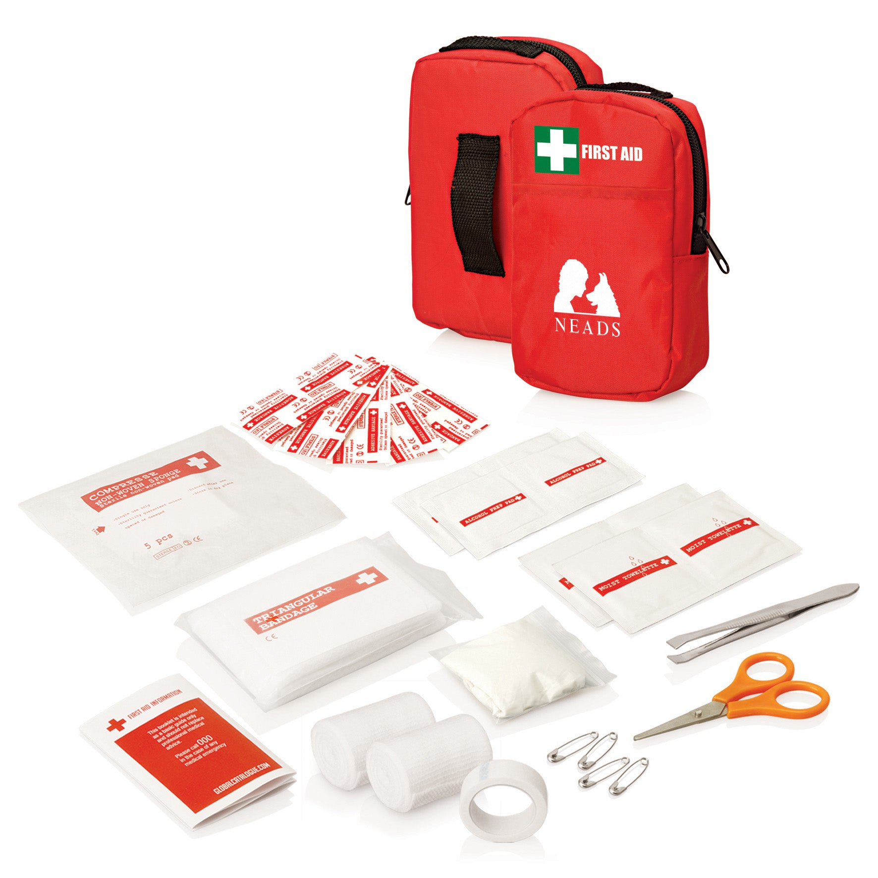 30PC F/aid Kit-Belt pch/pocket