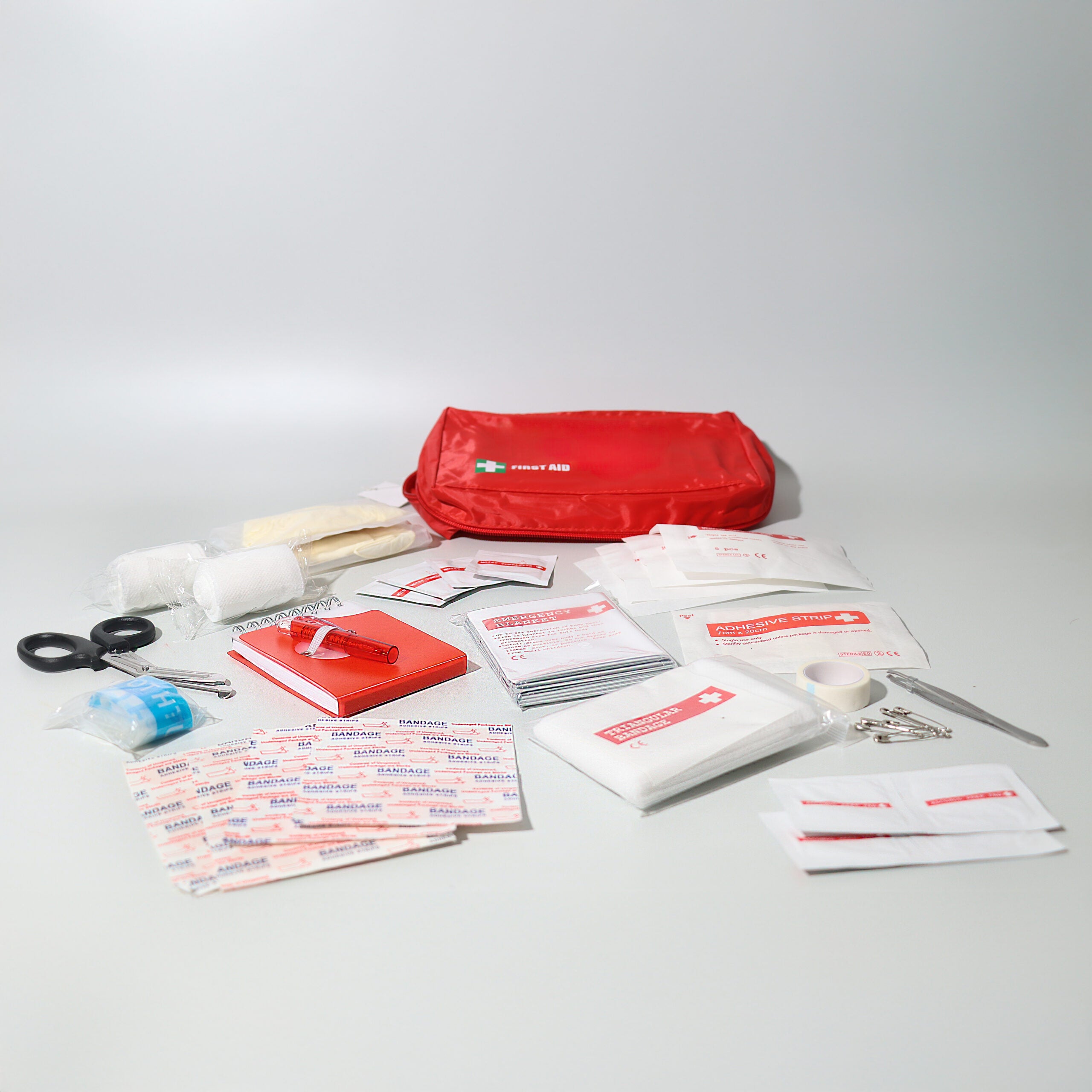 45PC First Aid Kit Red