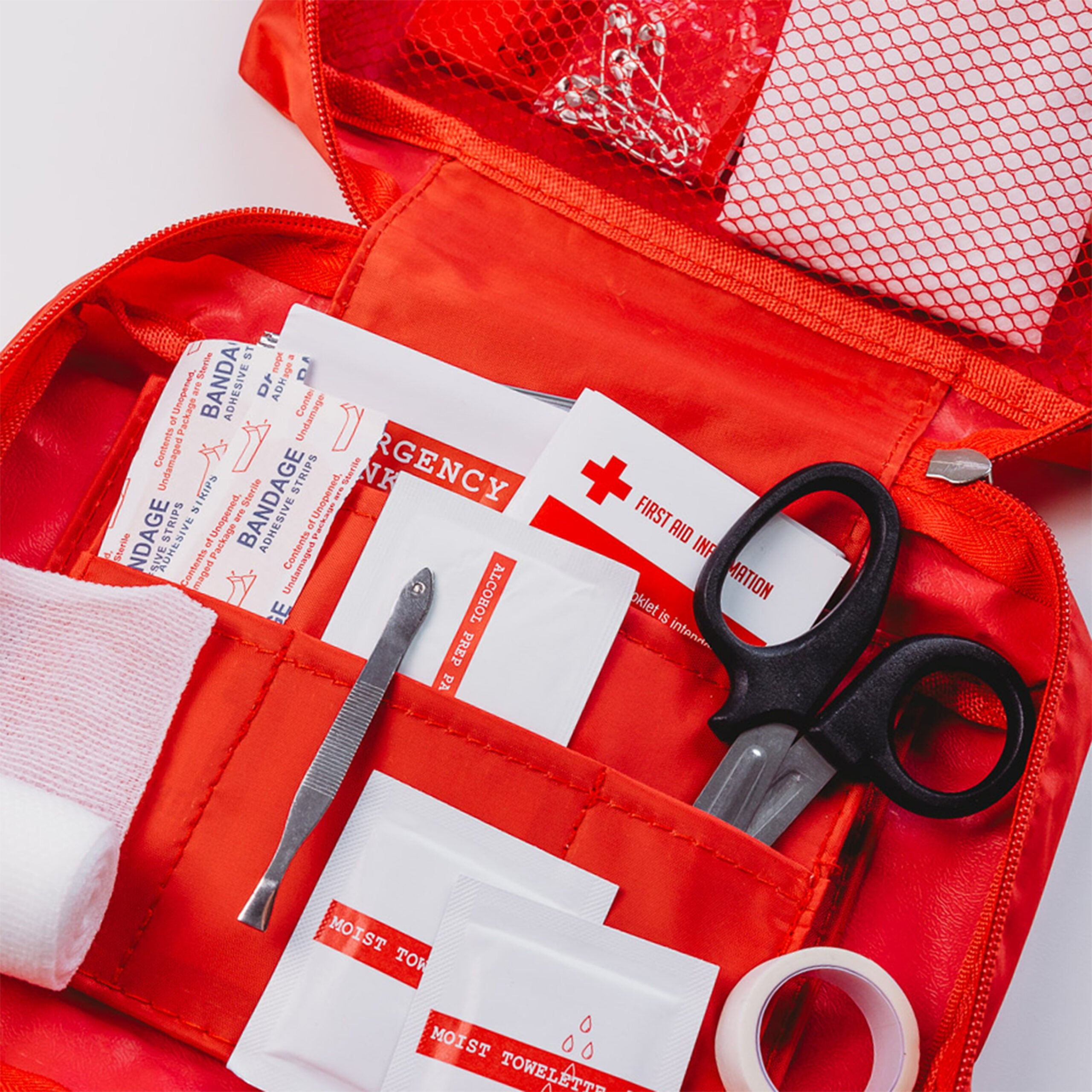 45PC First Aid Kit Red
