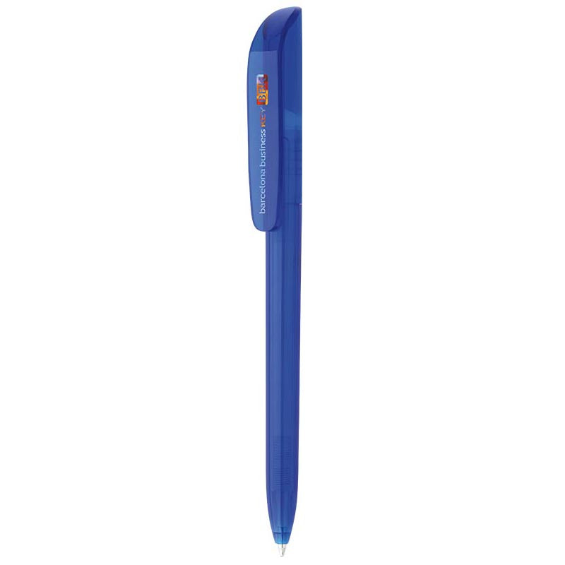 BIC SUPER CLIP CLEAR - BLUE 95