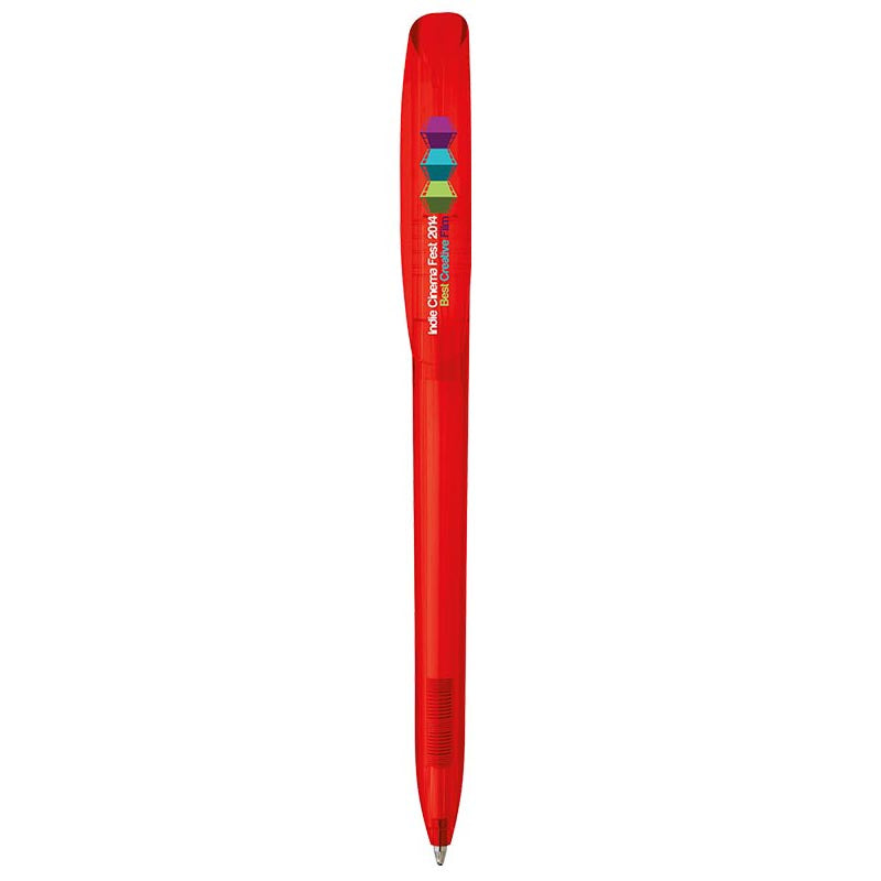 BIC SUPER CLIP CLEAR - BLUE 95