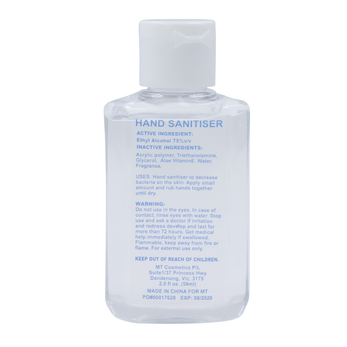 60ml Hand Sanitiser Gel