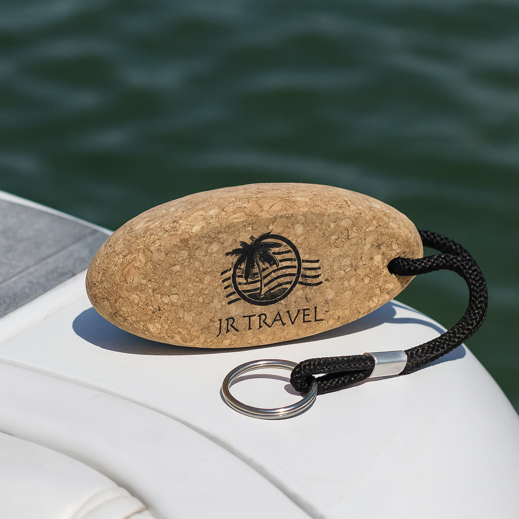 Cork Floating Key Ring