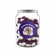 Corporate Colour Jelly Beans in Clear Can 210g