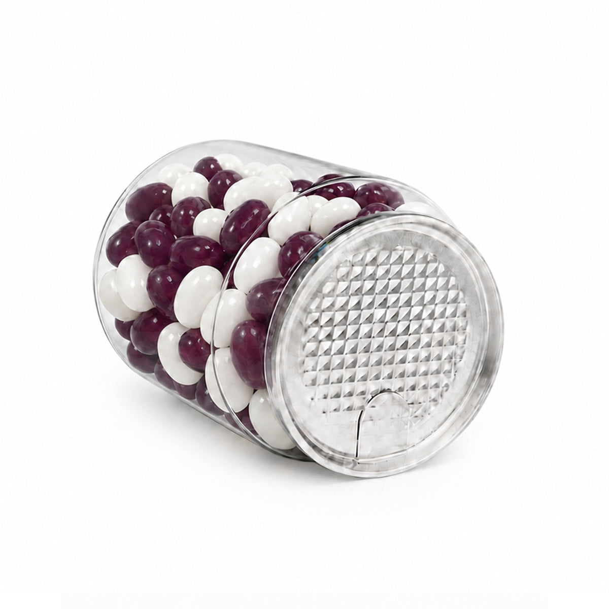 Corporate Colour Jelly Beans in Clear Can 210g