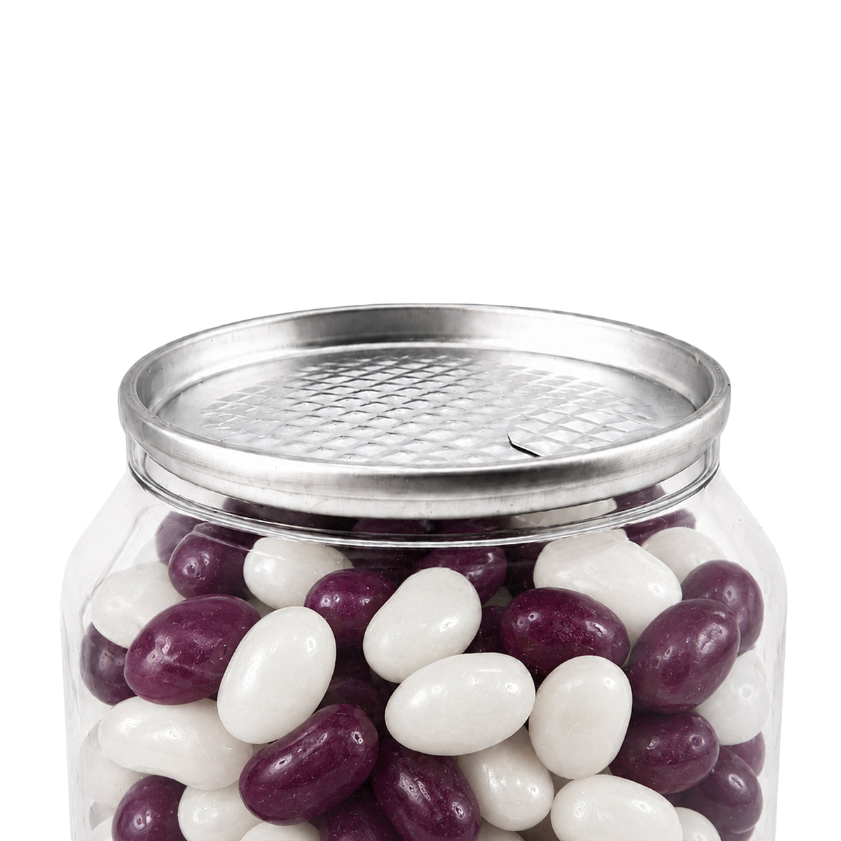 Corporate Colour Jelly Beans in Clear Can 210g