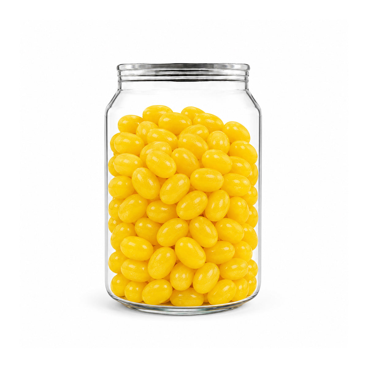Corporate Colour Jelly Beans in Clear Can 210g