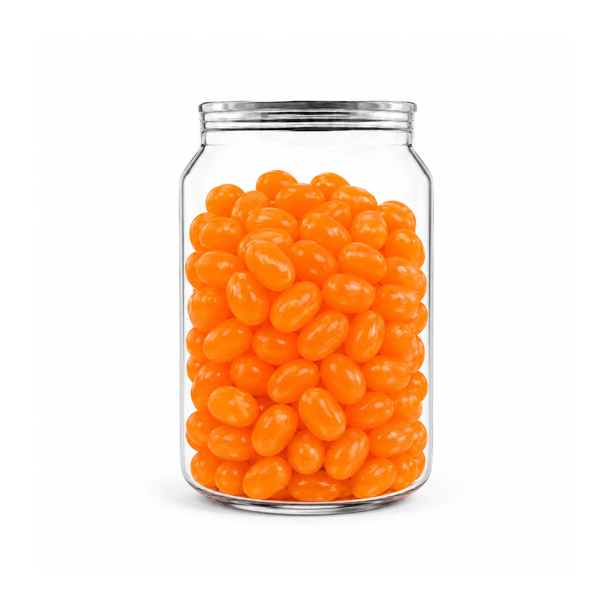 Corporate Colour Jelly Beans in Clear Can 210g