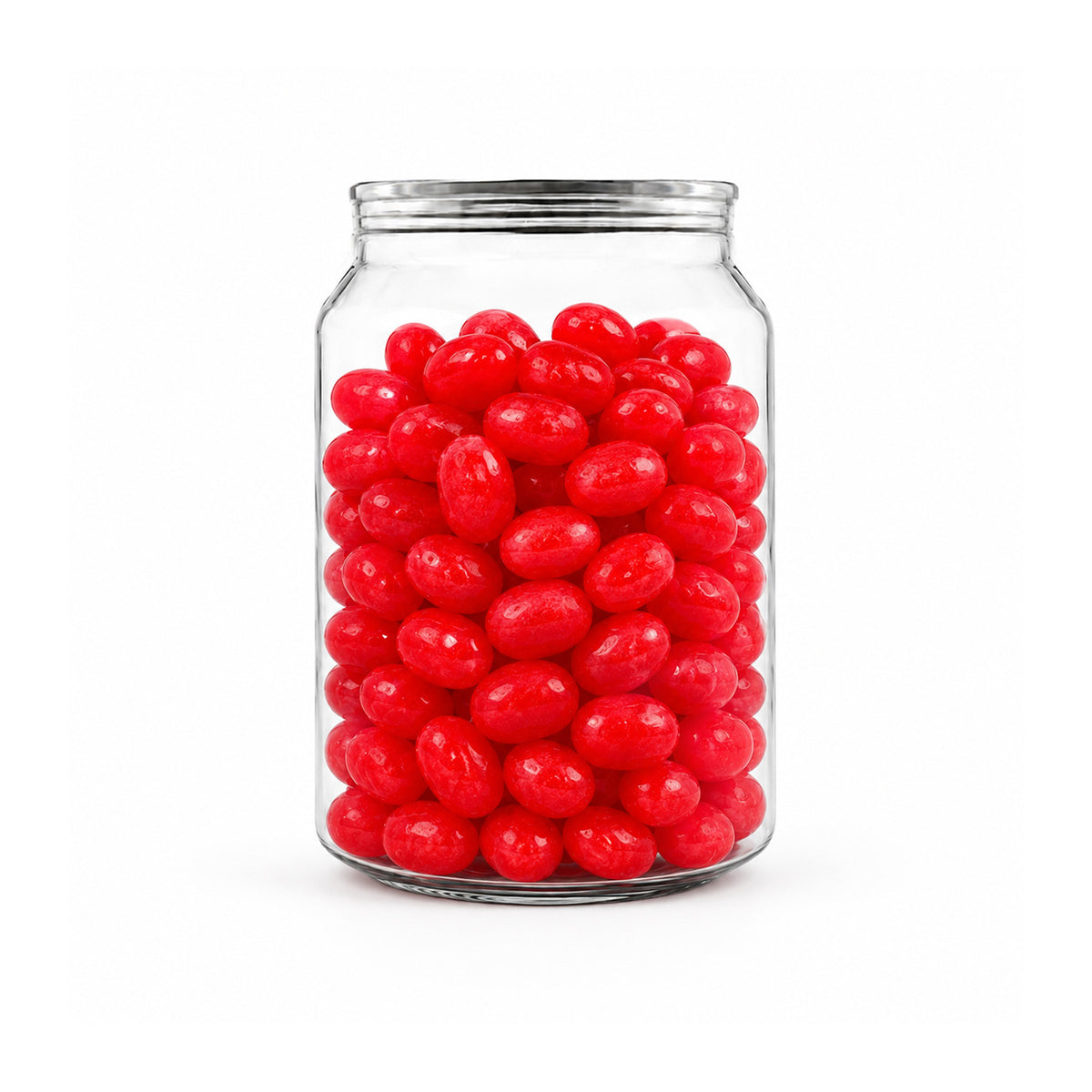 Corporate Colour Jelly Beans in Clear Can 210g