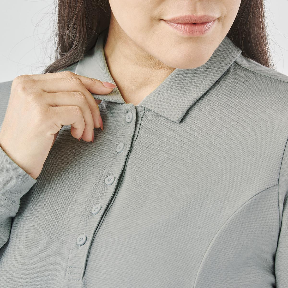 Women's Nevada L/S Micro Pique Polo