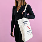 Calico Tote Bag with Gusset