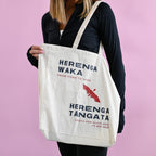 Calico Tote Bag with Gusset