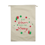 Calico Drawstring Ham bags