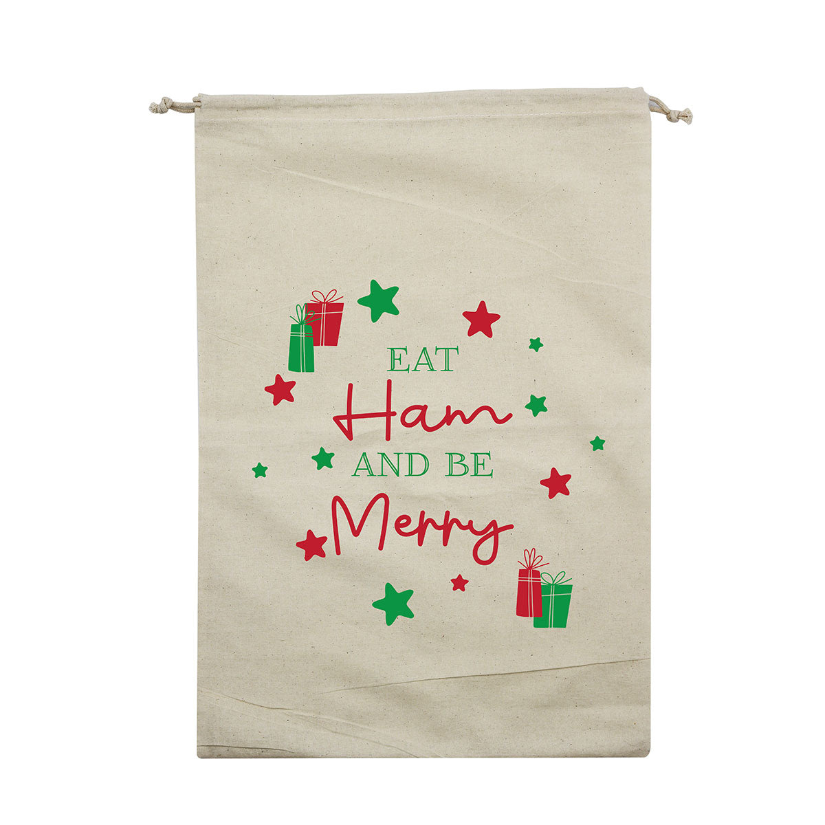 Calico Drawstring Ham bags