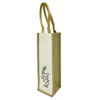 Jute Single Wine Bag