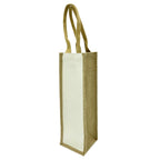 Jute Single Wine Bag