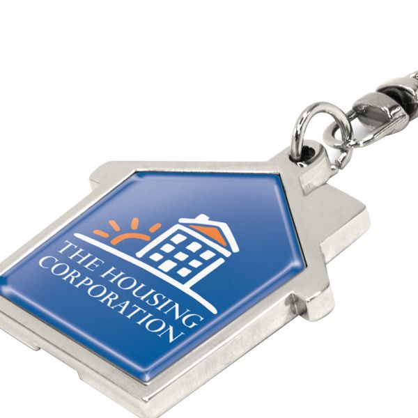 Branded promotional products showing decoration method