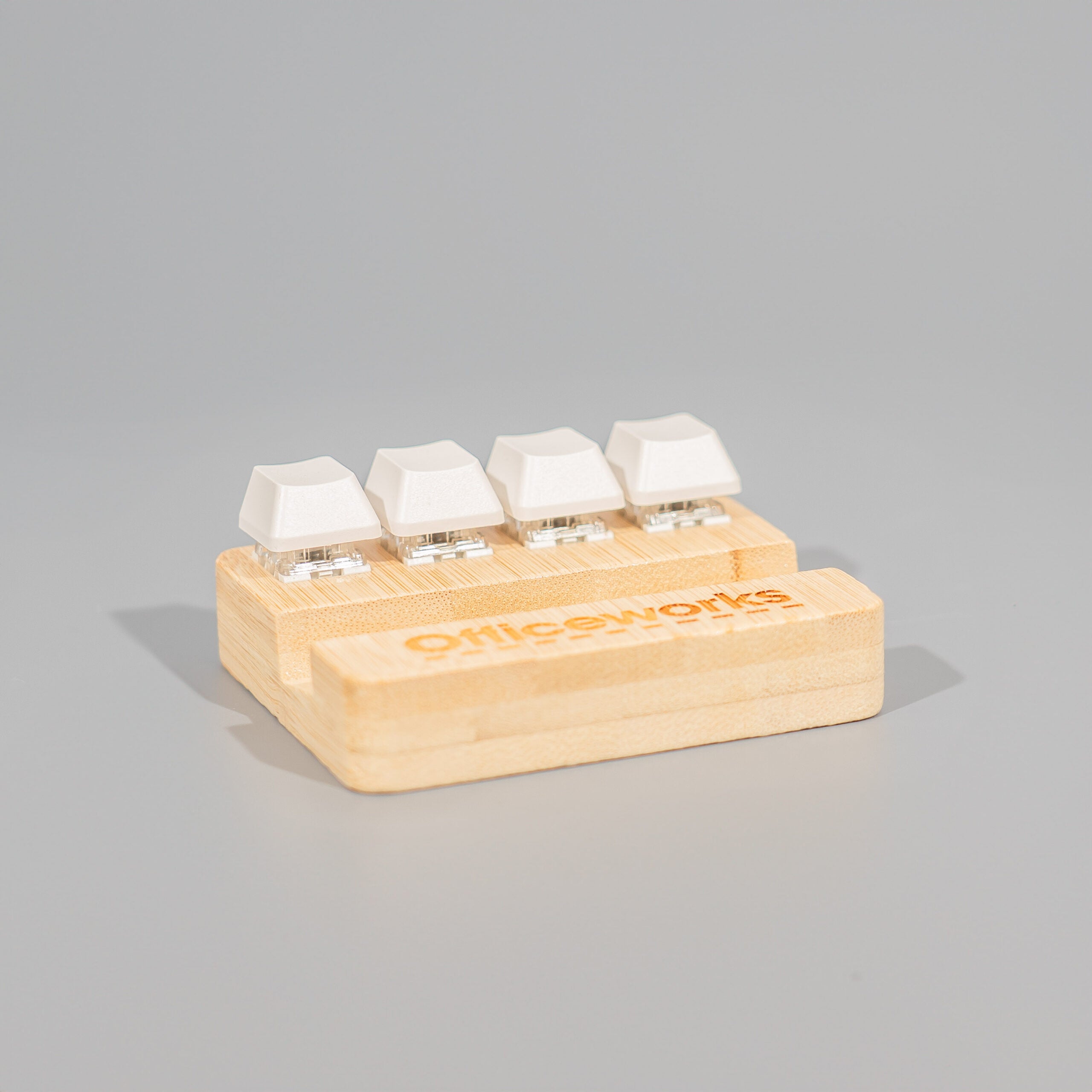 Bamboo Stand Holder Key Pressi