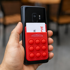 Popper Silicone Phone Wallet