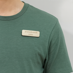 Magnetic wooden badge