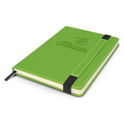 Branded promotional products showing decoration method